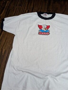 Bozo The Clown Alstyle Shirt Vintage 2002 Graphic Ringer XL
